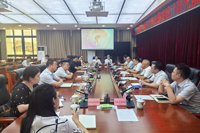 公司領導赴綿陽市游仙區座談交流
